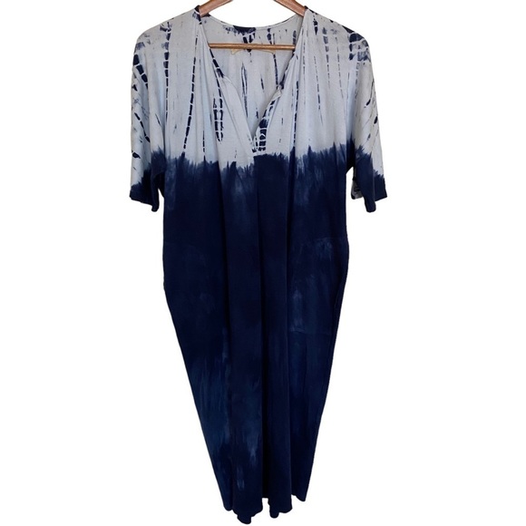 Raquel Allegra Bleached Midi Cotton T-Shirt Dress, Size 1/Small - Picture 4 of 15